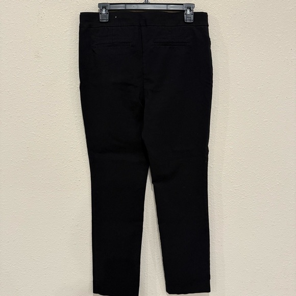 Chico’s Pull-on Dress Pants Stretch Straight Leg Black Size 10 (Chico’s 1.5R) - Picture 3 of 12